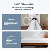 Vista 9 de Bedsure Protector de colchón Twin XL - Cubrecolchón suave para elementos esenciales de dormitorio universitario, protector de cama acolchado