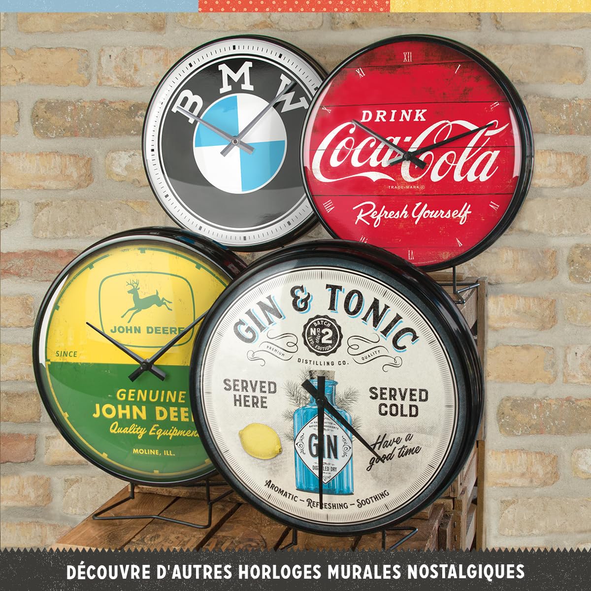 Nostalgic-Art Horloge rétro, Ø 31 cm, Vespa – Tacho