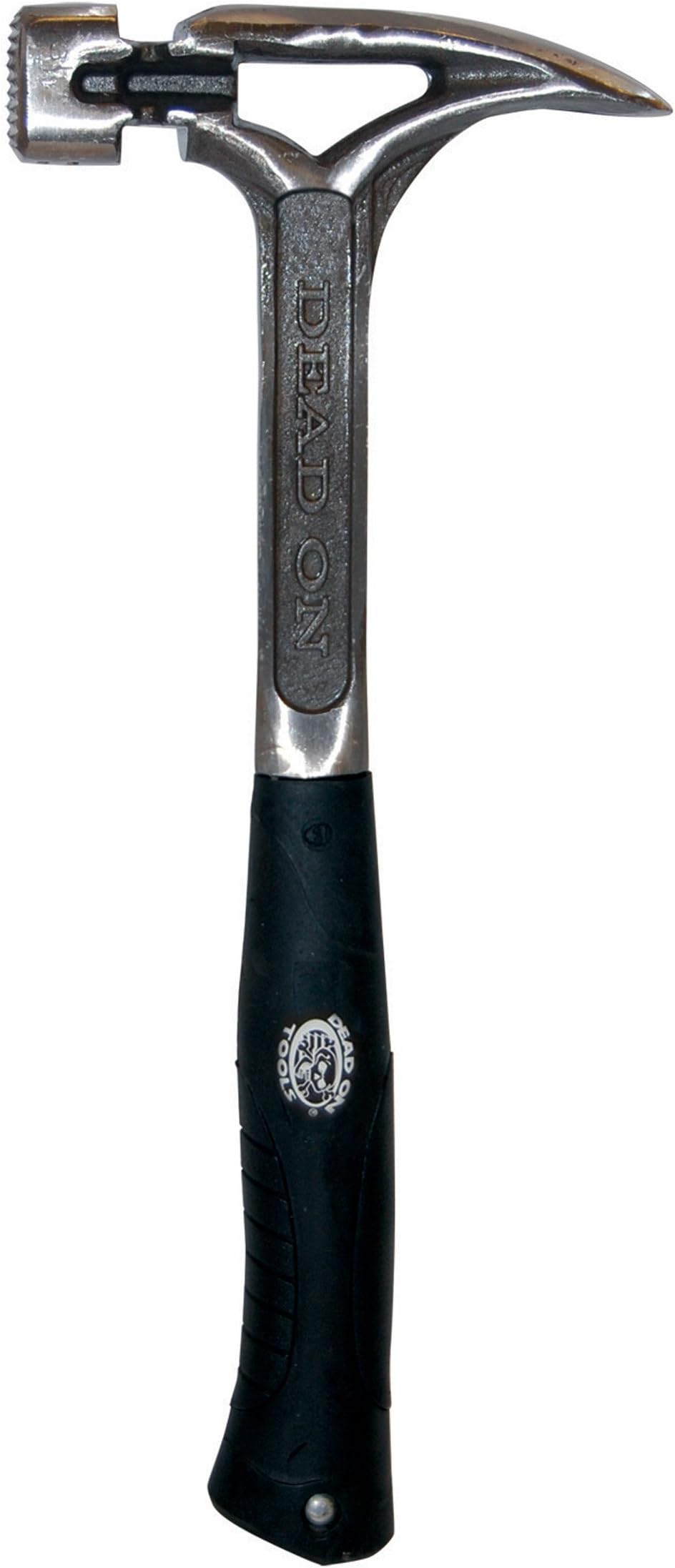 Dead On Tools DOS16M Milled Face Steel Hammer, 16 Ounce