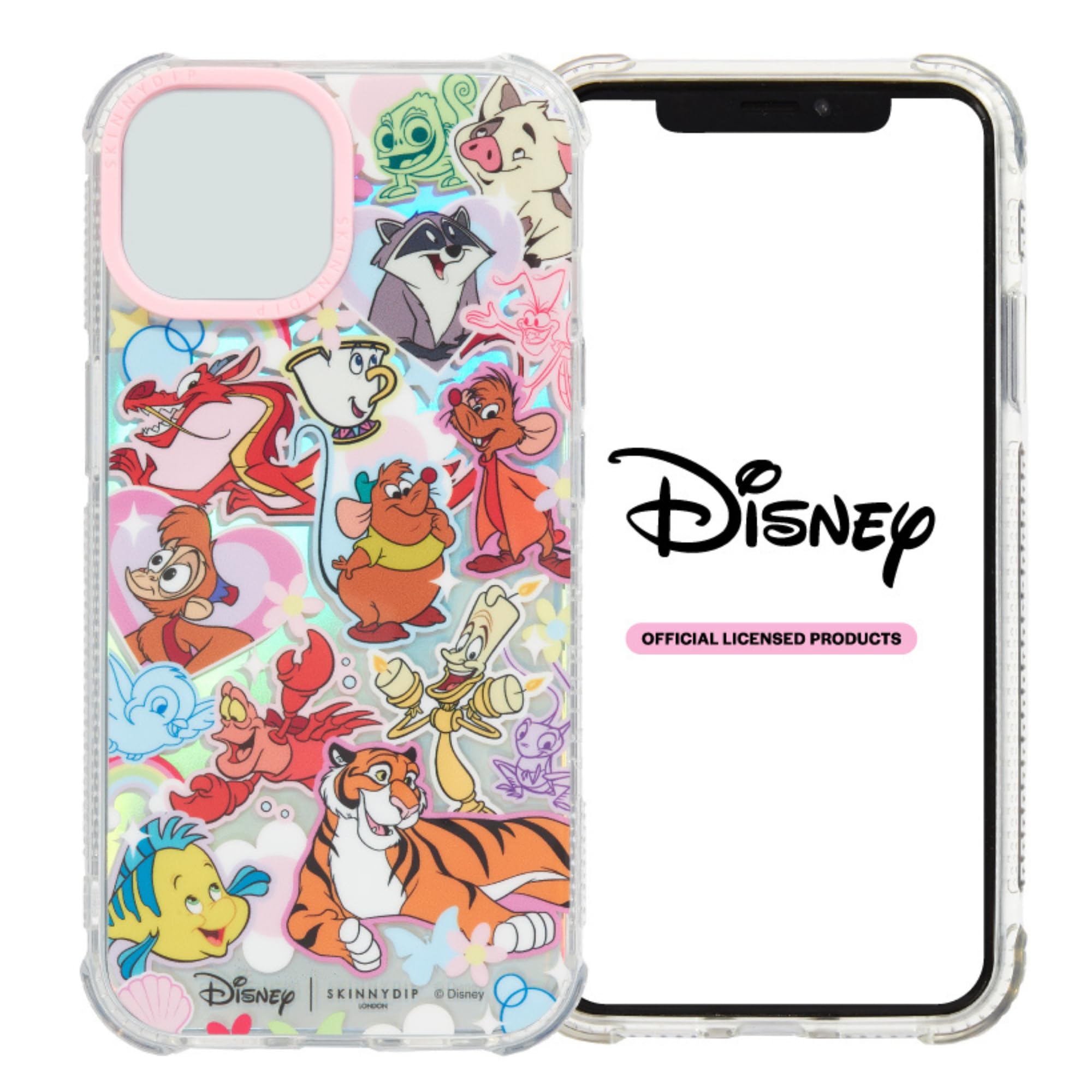 SkinnydipDisney Classic Sidekick Case - for iPhone 15 Case - Trendy Design, Slim & Lightweight, Anti-Scratch & Anti-Slip Protective Cover Gift for Girls, Compatible with Iphone