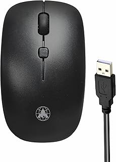 ProDot 215 USB Wired Mouse with 1000/1200/1600 Mouse Speed Ideal for PC, Mac, Gaming, and Office Use (215- Matte)