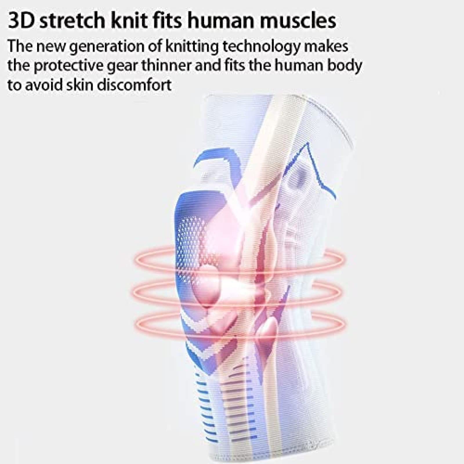 1 Paar Knieorthese, Patella-Schutz, Silikon-Feder-Knieschoner, Basketball, Laufen, Kompressions-Kniebandage, Unterstützung für Sport-Knieschoner, Lila, M