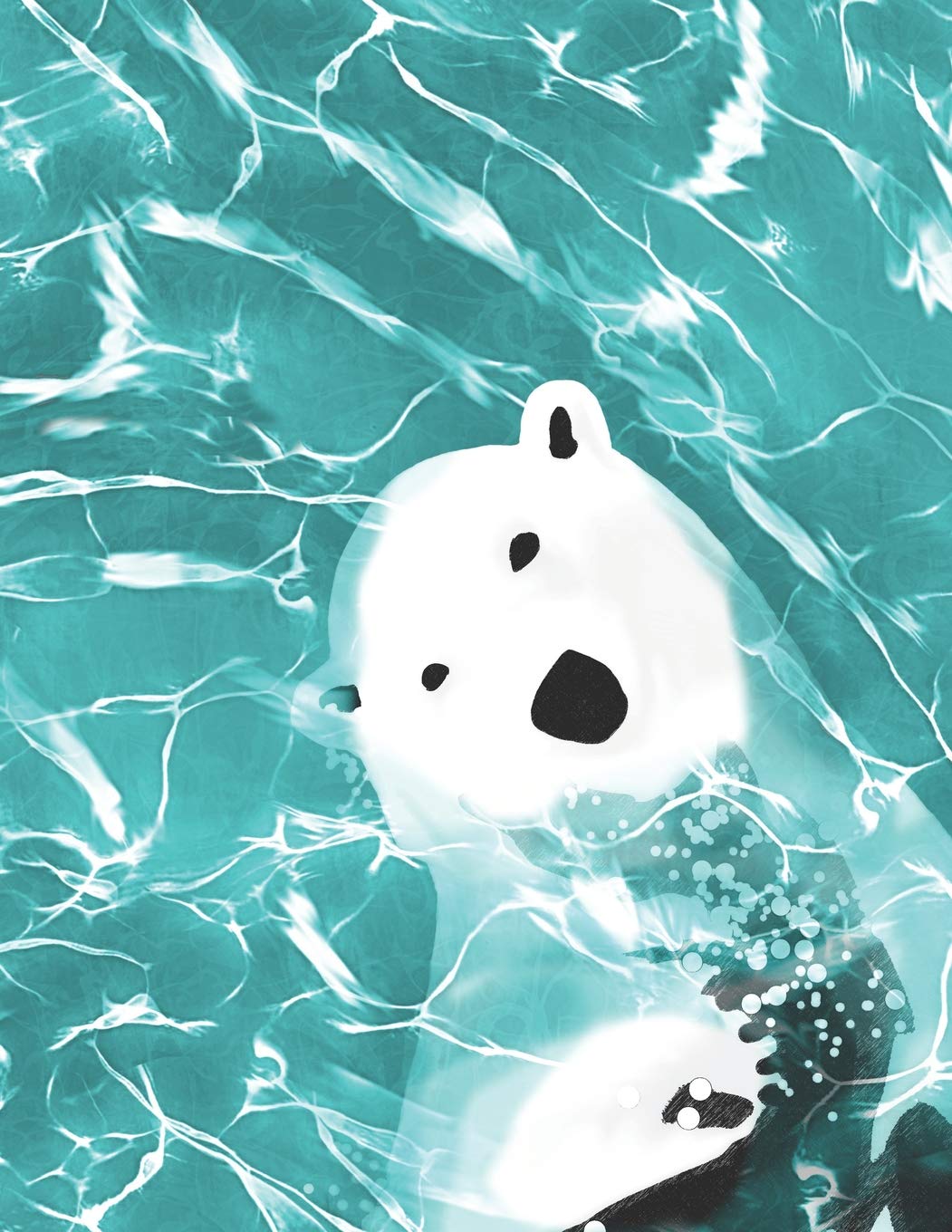 Cute Polar Bear Notebook: Your best writing friend notebook to build a stronger you