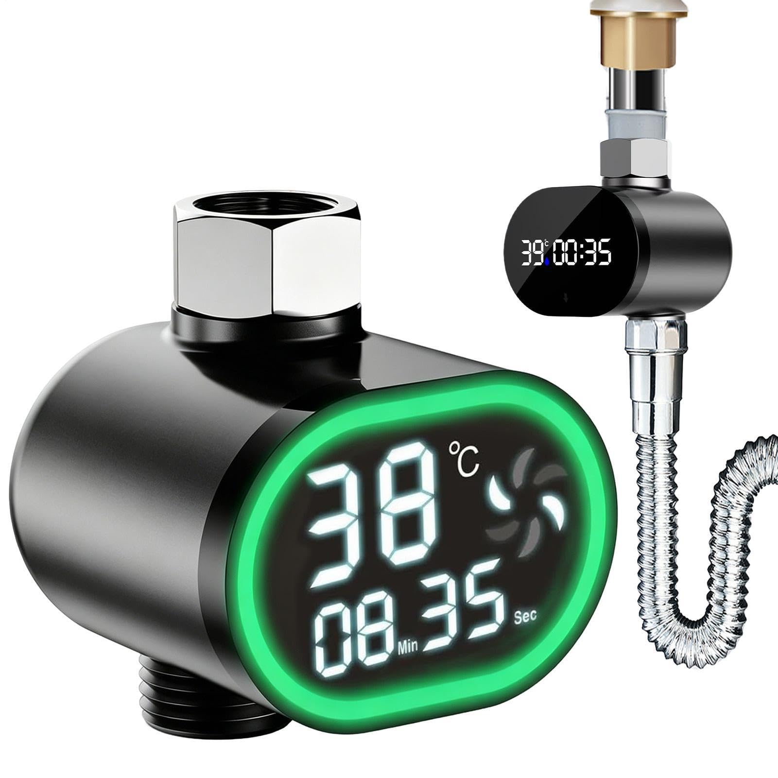 Affichage numérique LED précis et étanche pour température de douche - 8
