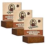 Dr. Squatch Natural Bar Soap for Men - Cold Process Soap with No Harsh Chemicals - Wood Barrel Bourbon (5 oz, 3-Pack)