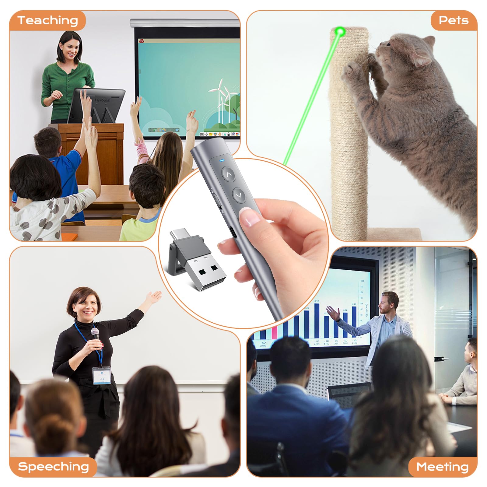 Presentation Clicker Wire...B0DD36Q8PG | Encarguelo.com.ve