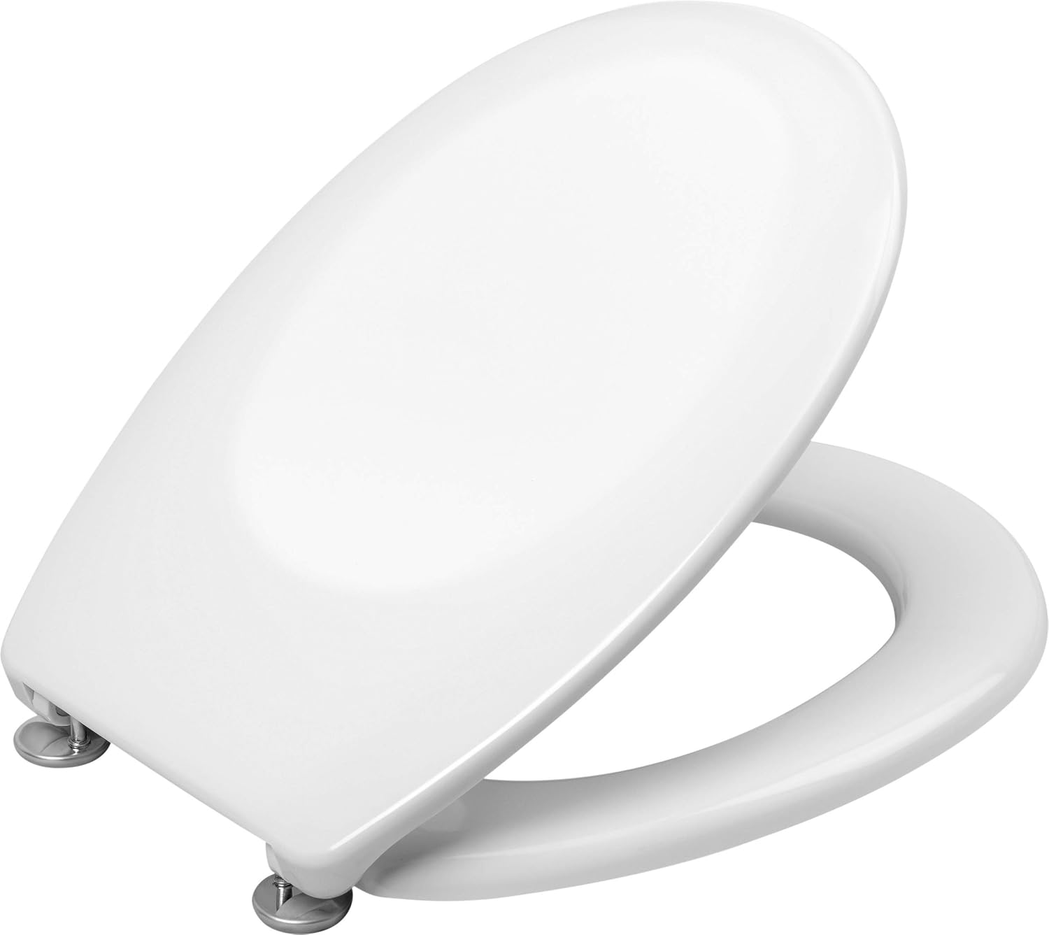 Cornat KSCET15 - Sedile WC Cetina, look semplice, in Duroplast di facile manutenzione, design in tinta unita, si adatta a qualsiasi bagno, sedile WC, copriwater