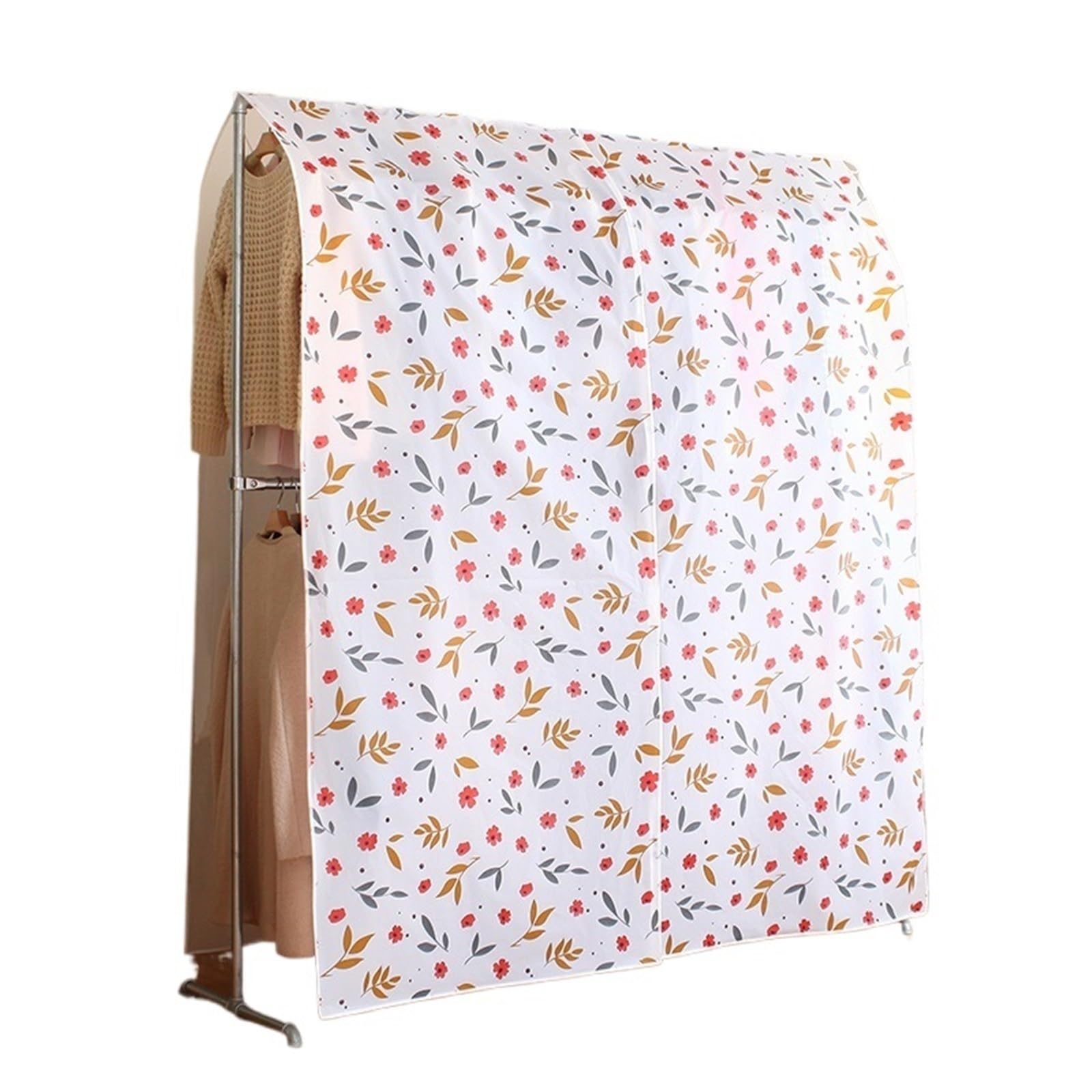 Housse pour penderie 200x180 cm et protection vêtement anti-poussière grand portant