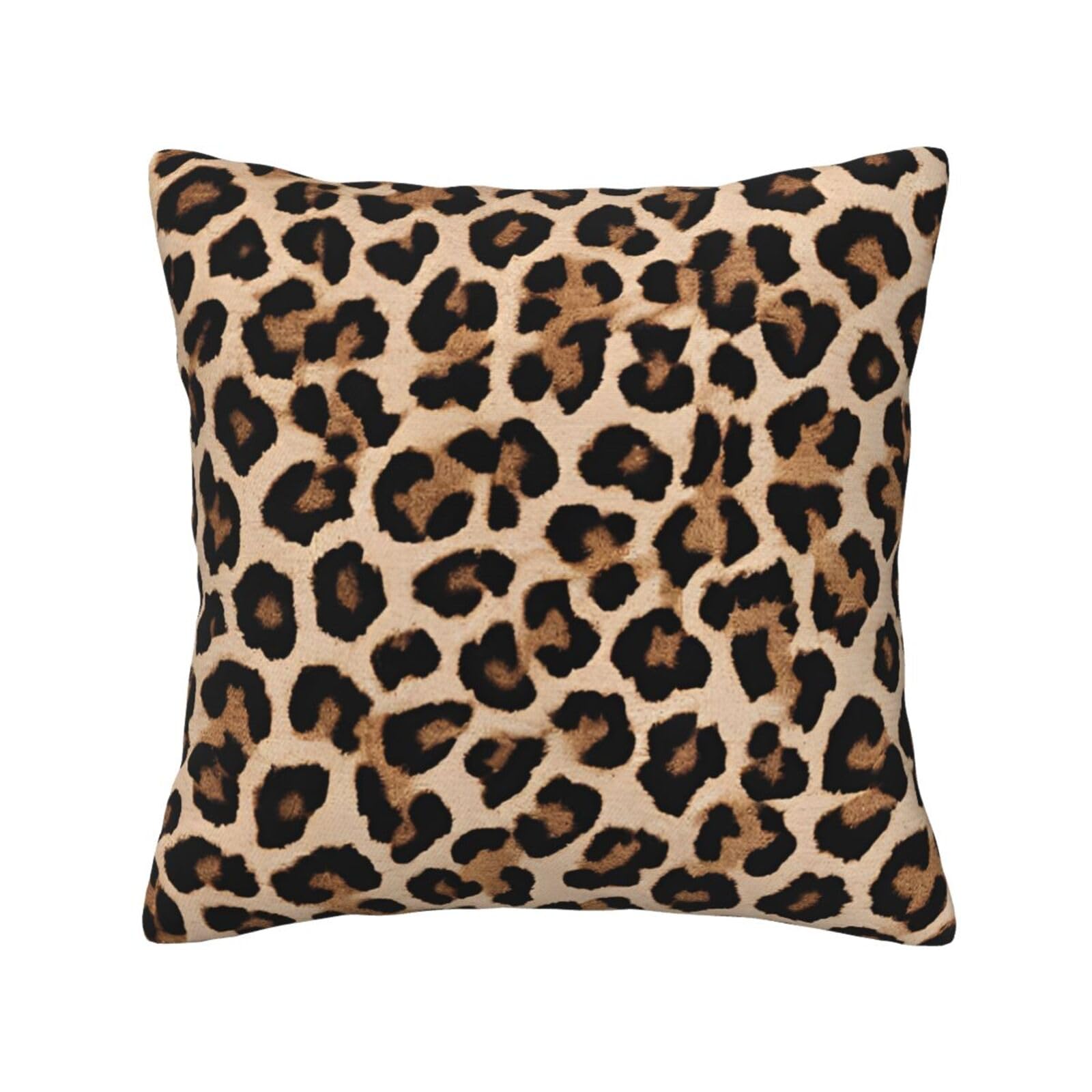 LHFIOHIRG (leopard patterned wallpaper) Decorative Throw Pillow Covers Double-Sided Printed Cushion Covers for Sofa, Couch, Bed, and Home Decor 30 x 30cm