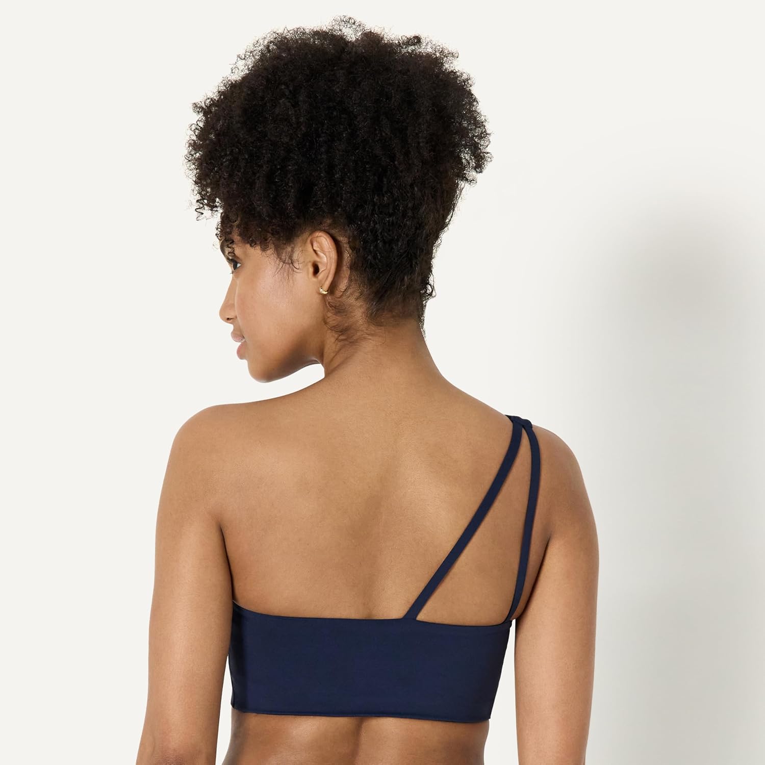 Amazon Essentials Women's Active FormFlex Buttery Soft Light Support One Shoulder Strappy Back Sports Bra - Image 3