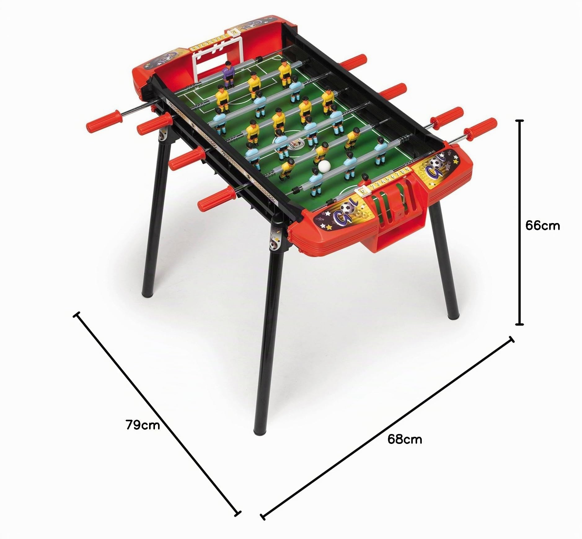 Chicos - Calcio balilla bambini | Giochi Biliardino | Calcetto balilla bambini | Partita di Calcio | Giocattolo da Tavolo per Due | Regalo per Bambini dai 3 anni in su (72302)