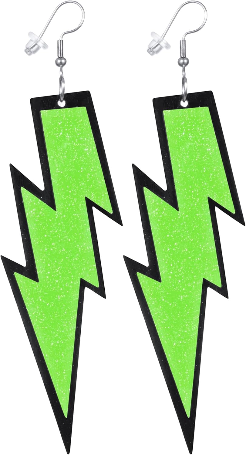 80S Fancy Dress Costume Accessories Headband Errings Fishnet Gloves Necklace Bracelt Leg Warmers Party Outfit Set - Image 4