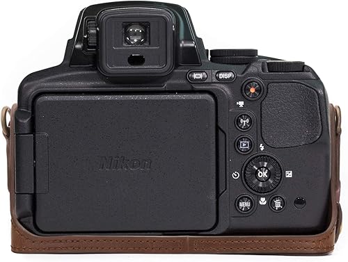 Miniatura 2 de Megagear Nikon Coolpix P900S - Funda de piel sintética para cámara, color marrón oscuro (MG955)