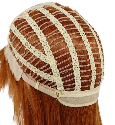 Miniatura 4 de Karlery Peluca corta para mujer adulta con ondas bob color naranja para Halloween cosplay disfraz de anime peluca de fiesta