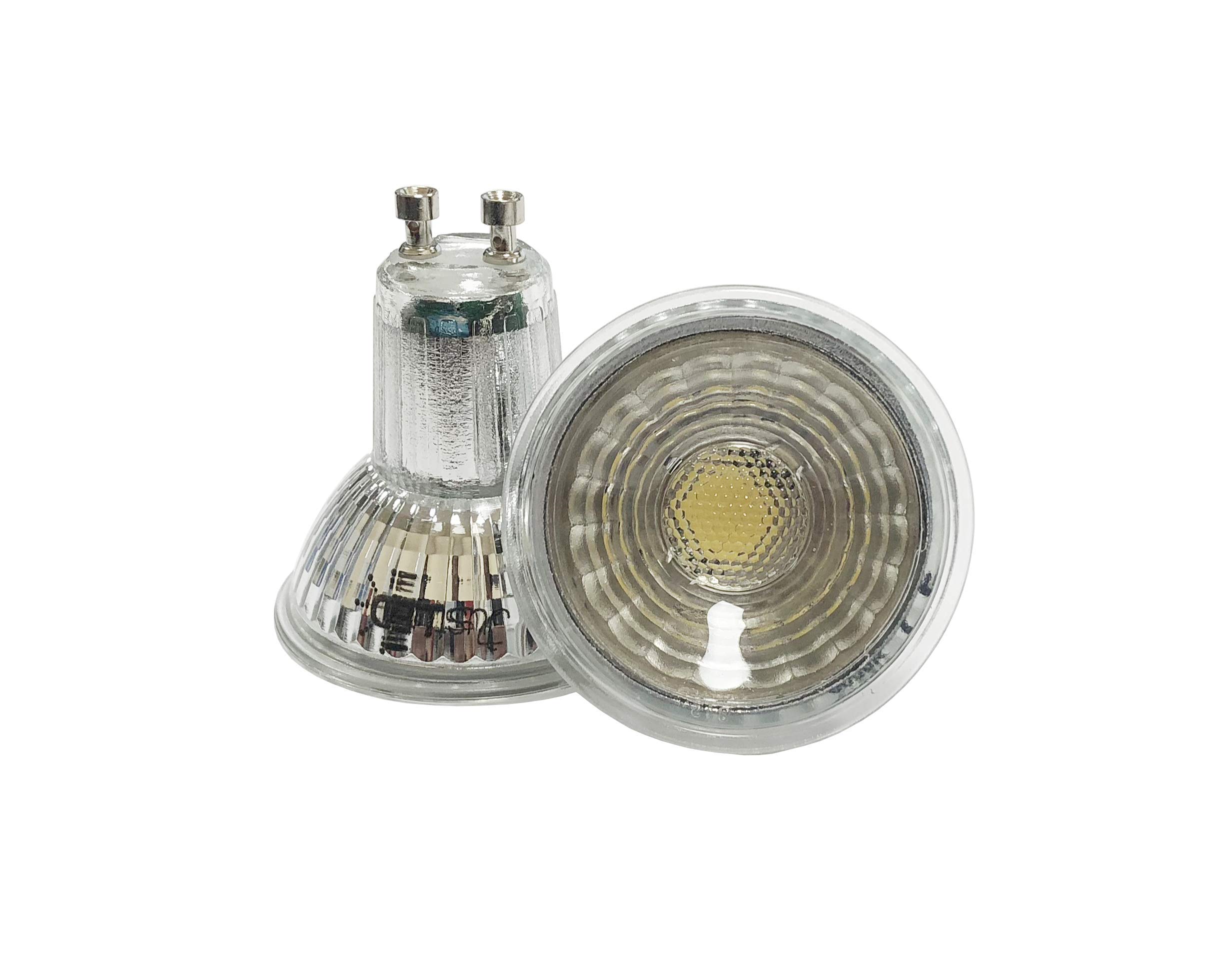 GU10 Ampoule LED Blanc jour, 5000 K 7 W pour Downlight Spot d'éclairage, éclairage encastré non dimmable AC200–240 V Lot de 10 (remplacement pour 70 W Spot halogène) [Classe énergétique A +]