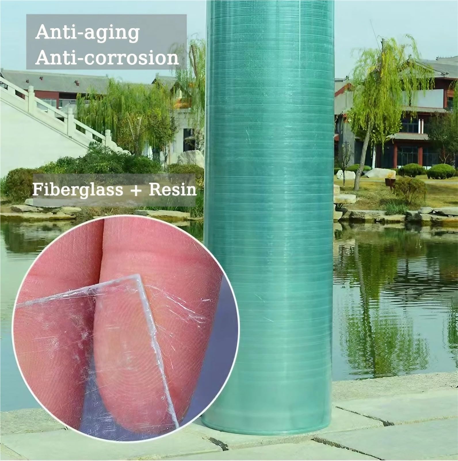 Policarto Film transparent 0,8 mm pour serre – Protection contre la lumière du jour – Panneau extérieur résistant aux intempéries 1 x 10 m