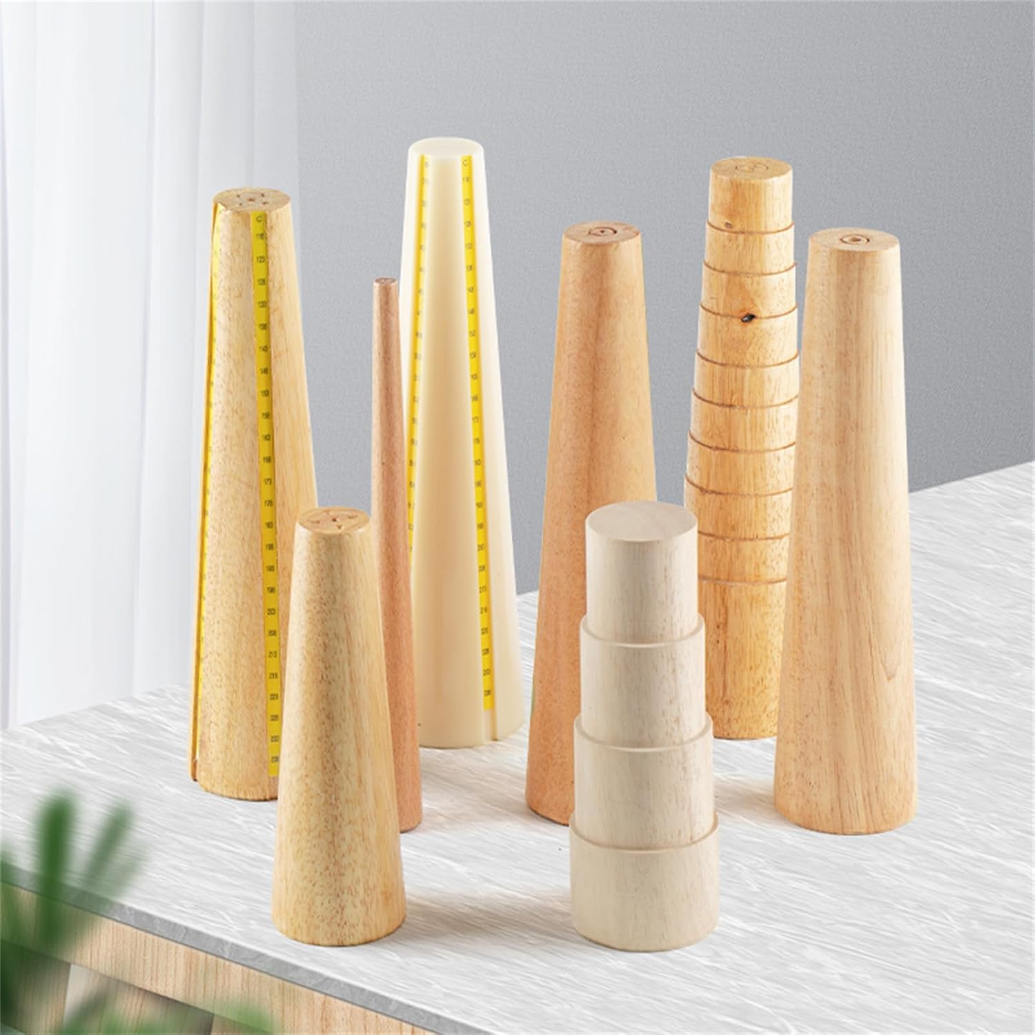 Essential Rings Sizing Equipment Craftsmanship Sizing Wood Stick Sturdy Forming Tools Wire Wrapping Rod Jewelry Making Tools