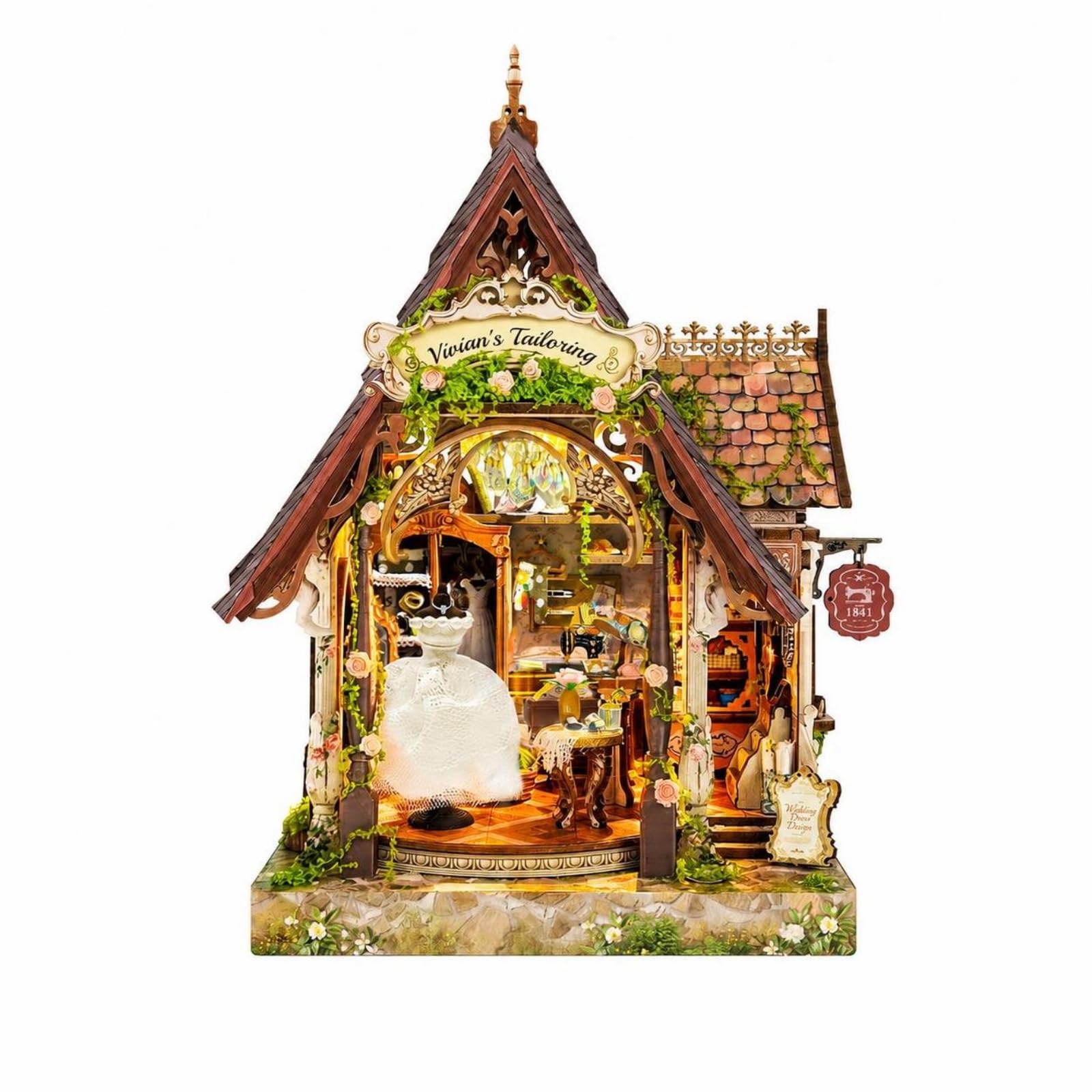 predolo Kit Casa in Miniatura da Costruire | Creativo, Artigianale, Modellino in Legno da Costruire, per il tempo libero Libero
