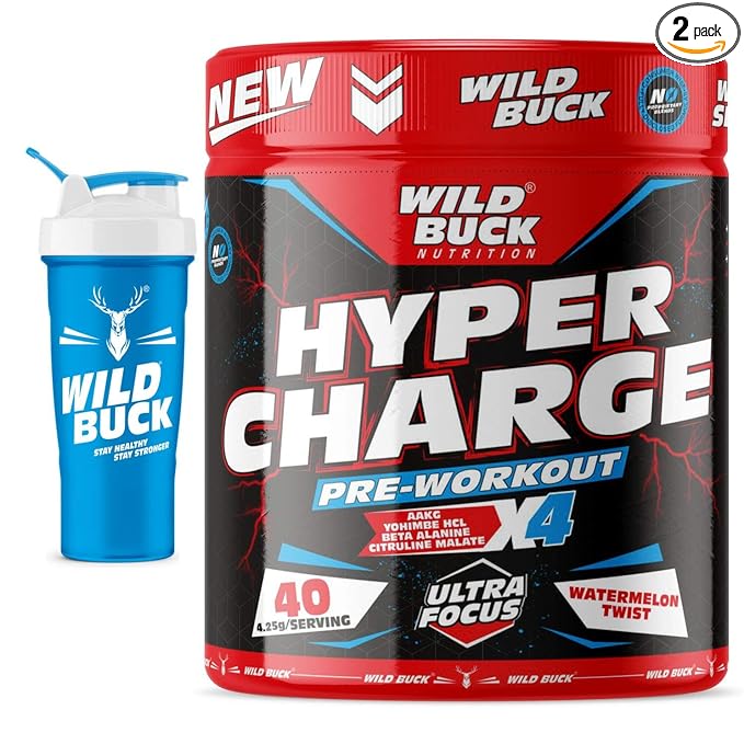 WILD BUCK Wild Pre-X4 Hardcore Pre-Workout Supplemen