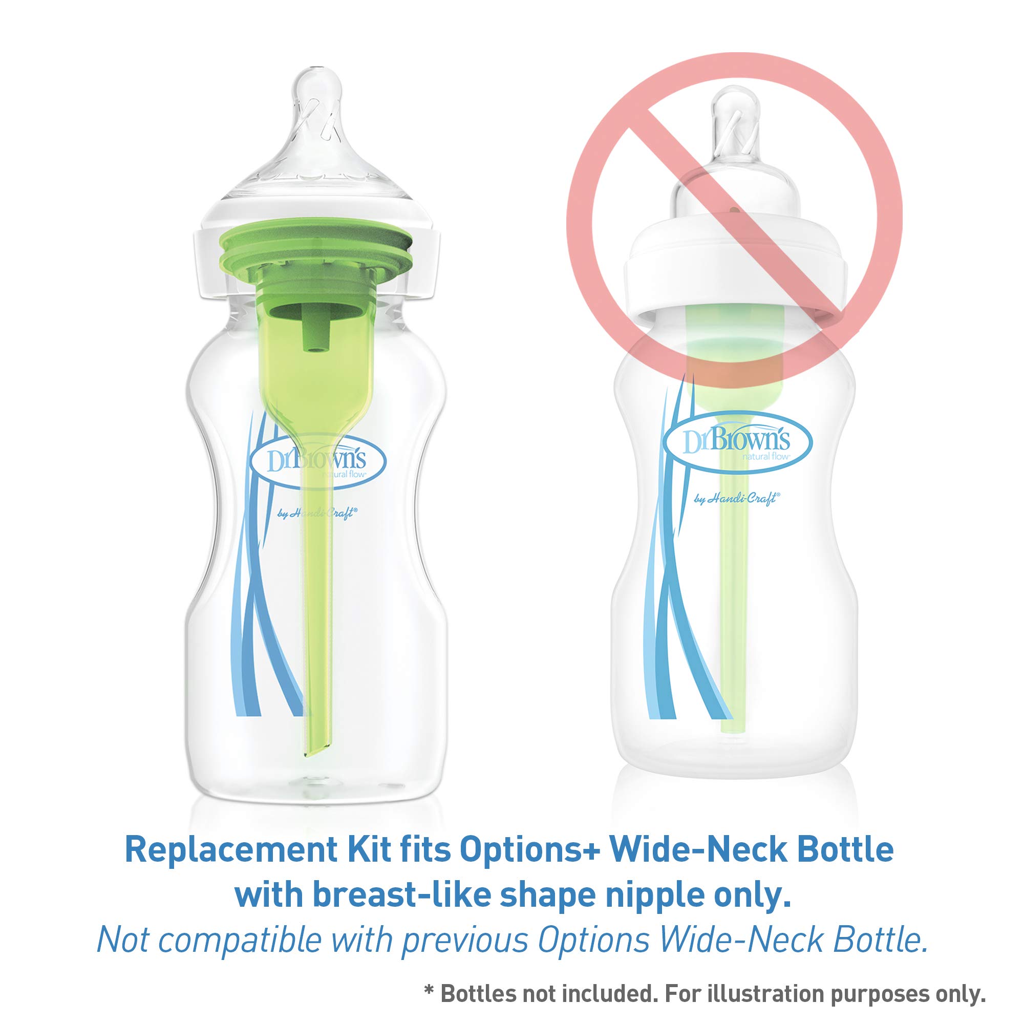 Dr. Brown's WR206INTLX - Kit Conversion Biberon Options+ Ba 270 Ml
