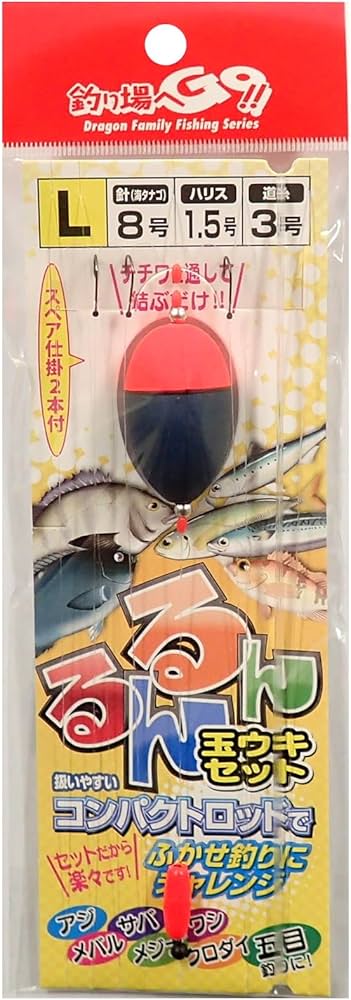 Amazon | MARUSHINGYOGU(マルシン漁具) るんるん玉ウキセット L