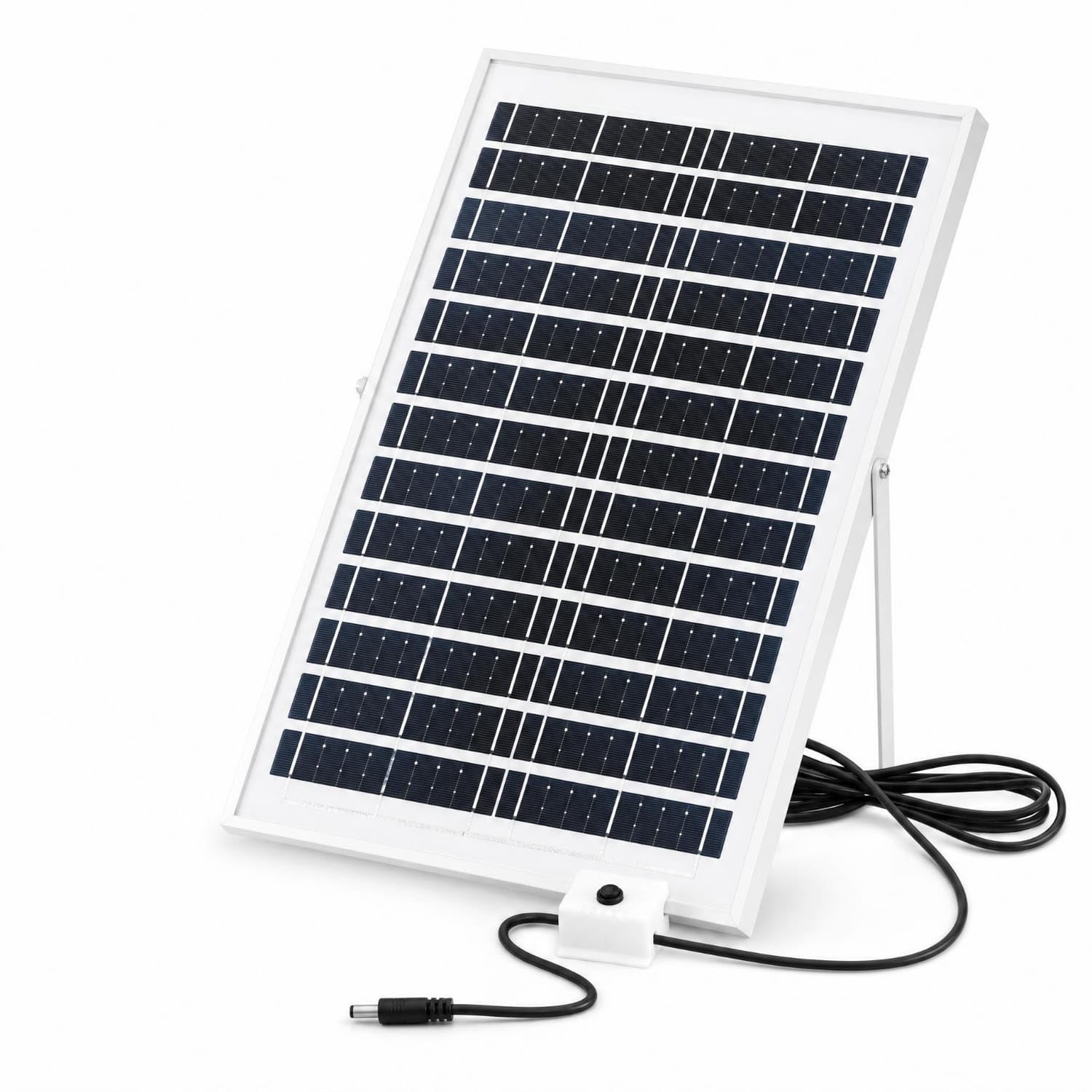 Portable Solar Panel with Stand Off-Grid Solar Energy Source Compact Charger Lightweight for Pond Owners, Hobbyists, Outdoor Fountain, Aquarium, 9V 20W Dc Panel 9M-image-44