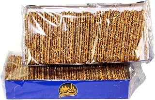 New York Flatbreads Everything 5 lbs - All-Natural Crispy Flatbreads with Sesame, Garlic, Onion & Poppy - Stays Crisp with Dips