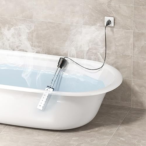 Miniatura 8 de Calentador de cubo, calentador de piscina portátil, calentador de agua de inmersión, calentador de agua sumergible para bañeras, calentador de