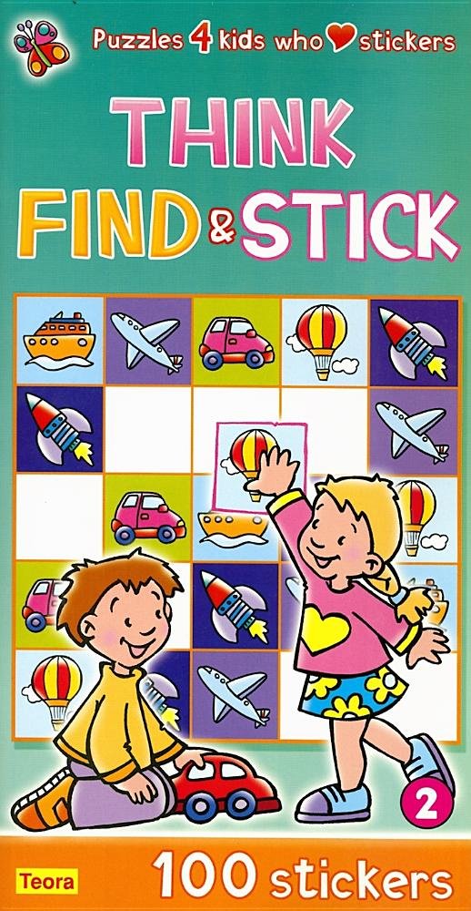 Picture Sudoku with stickers - Think, Find & Stick
