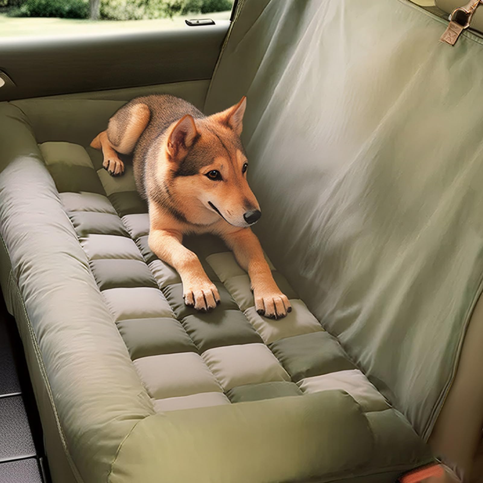 Generisch Cubierta Del Asiento Del Perro Para El Asiento Trasero En El