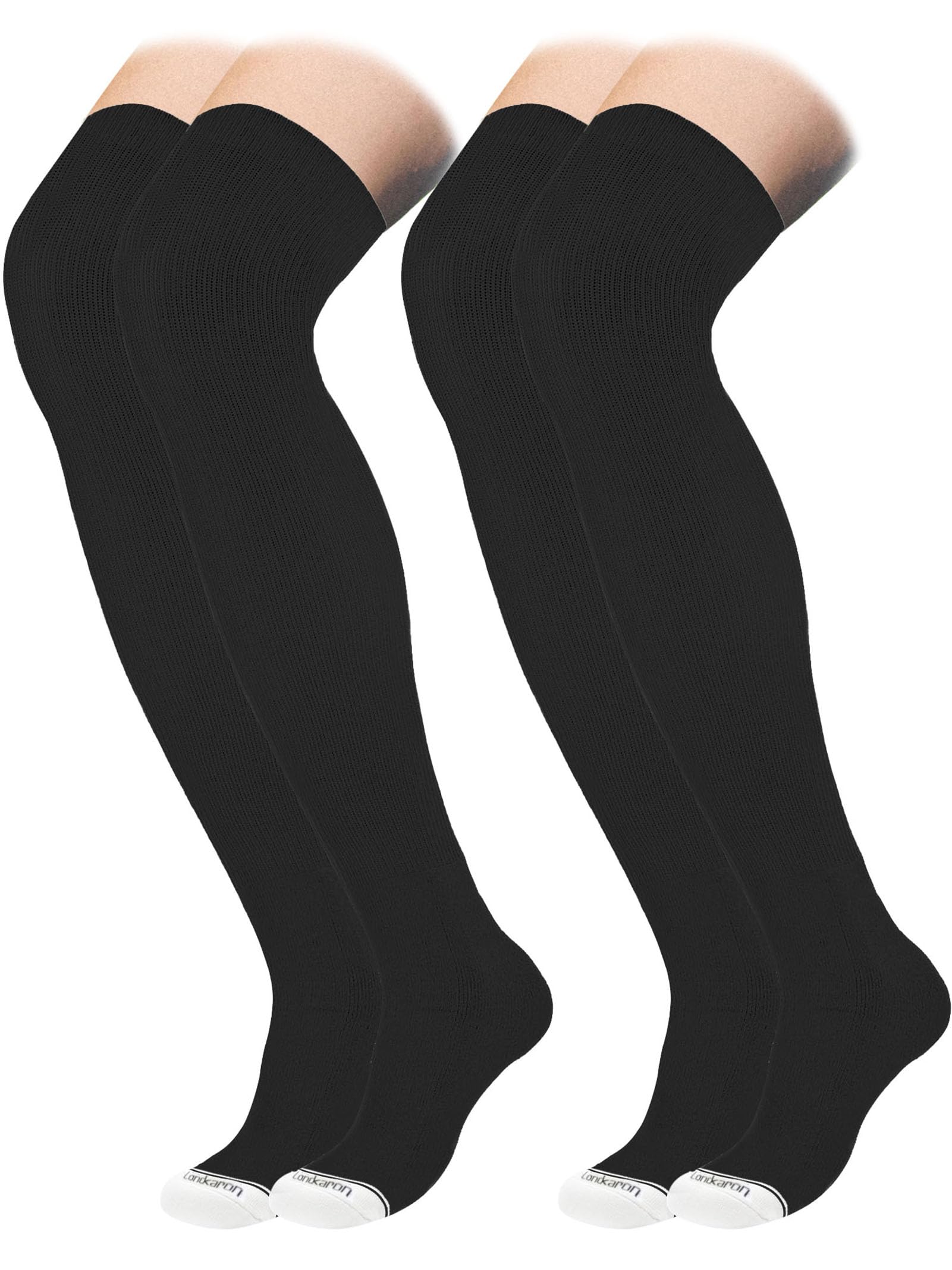 Elite Baseball/Softball Socks Over The Knee, Extra Long Football Socks