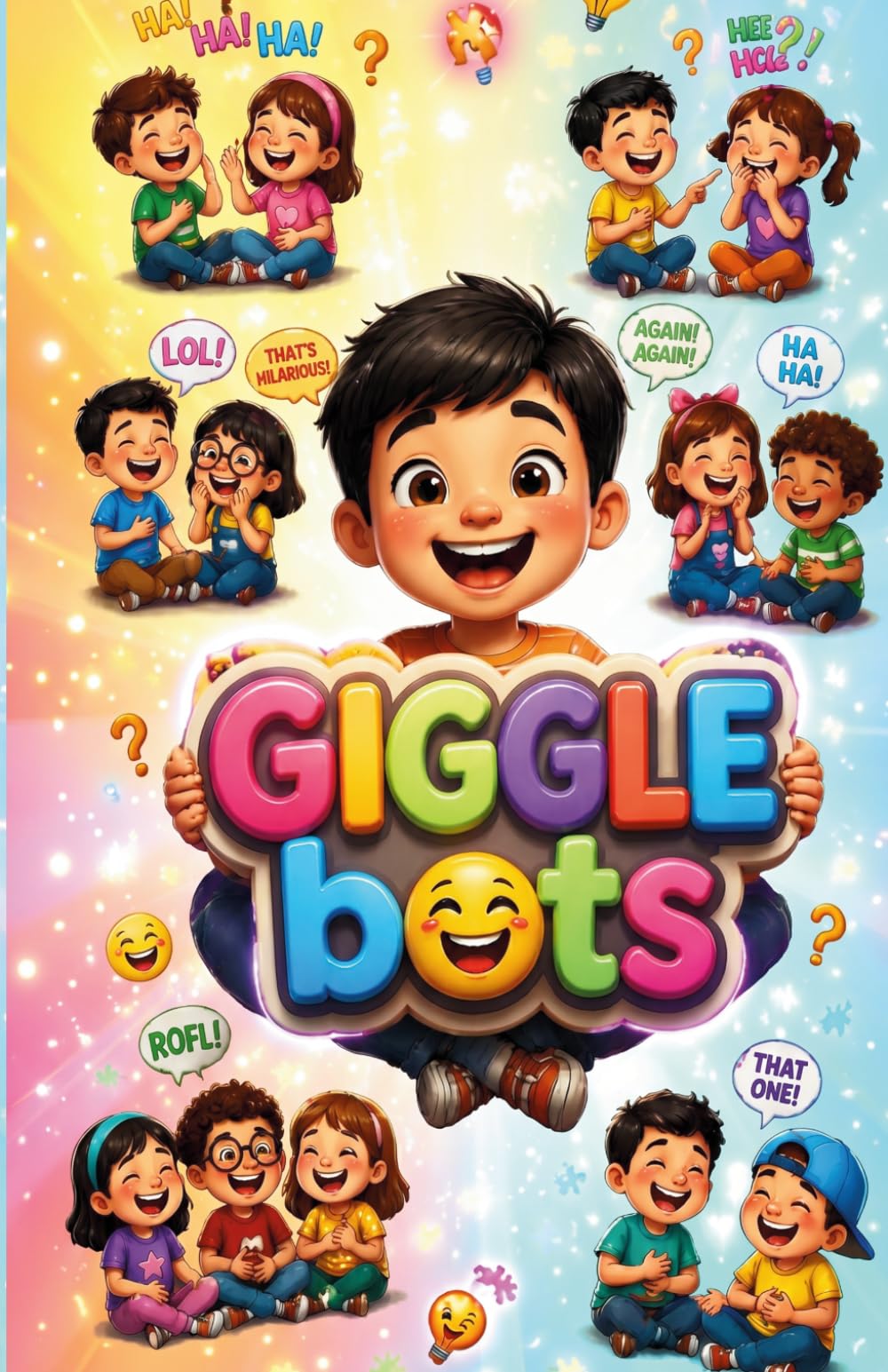 GiggleBots: The Ultimate Joke Book for Kids: Riddles, Knock-Knocks, Puns, Tongue Twisters & Q&A Jokes