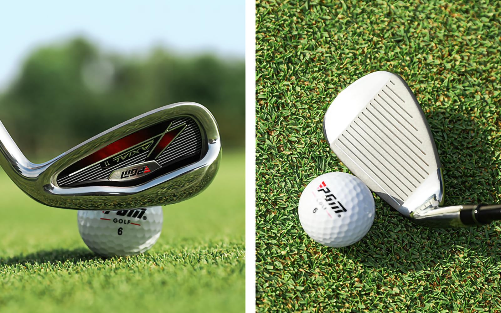 PGM Junior Golfschläger AXIAL Golfschläger Komplettset Rechtshänder für Kinder Kinder, 5 Stück Jugend Golfschläger mit Standtasche und 1 Schlägerhaube für Jungen & Mädchen