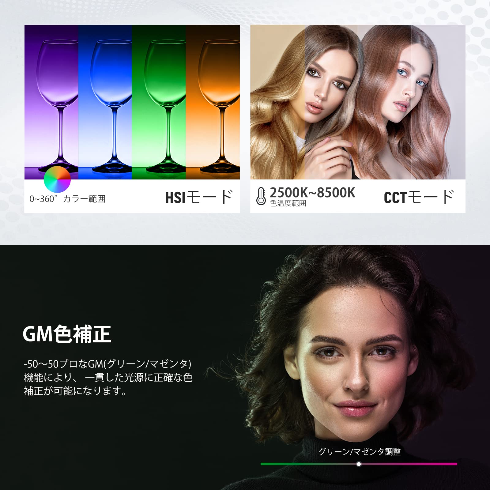 ビデオライト LED RGB  スタンド カバンなし ビデオライト LED RGB スタンド カバンなし