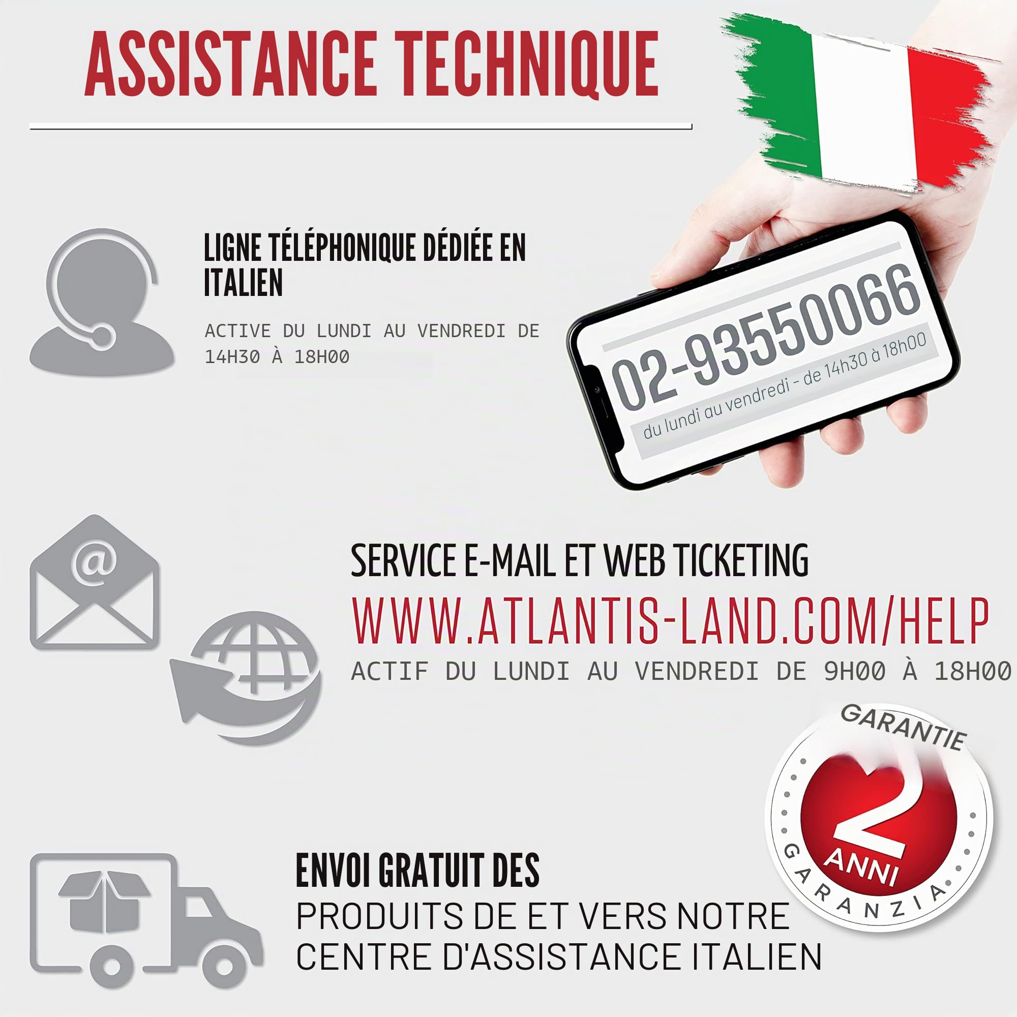 Atlantis UPS X1000, Puissance 750 VA, 375 W, Ligne Interactive, A03-X1000