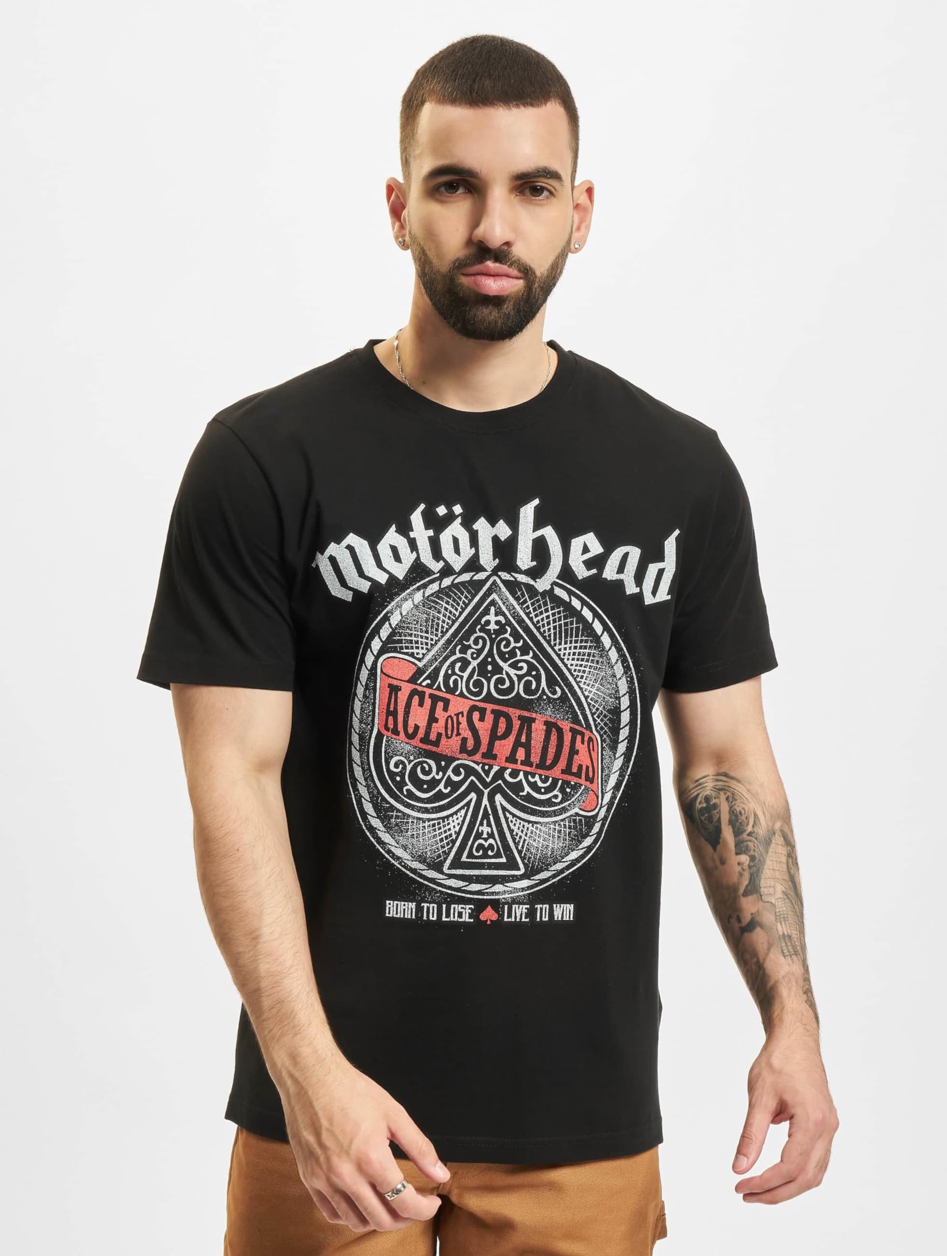 Brandit Motörhead T-Shirt Ace of Spade T-Shirt Uomo (Pacco da 1)