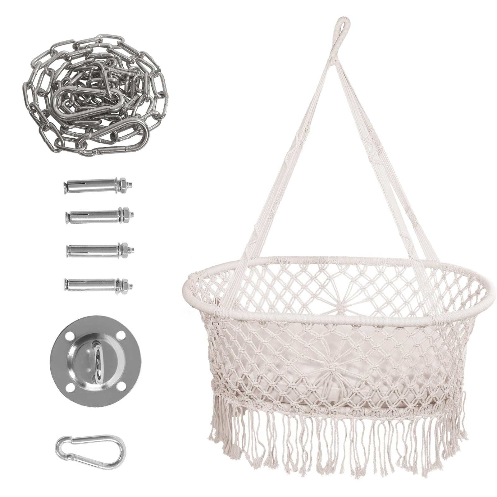 Berceau Suspendu Bébé Hamac Bebe Suspendu Hamc Bebe Lit Suspendu Bebe Couffin Suspendu de Haute qualité Hamac pour bébé Fabriqué en Corde De Coton pour Nouveau-né
