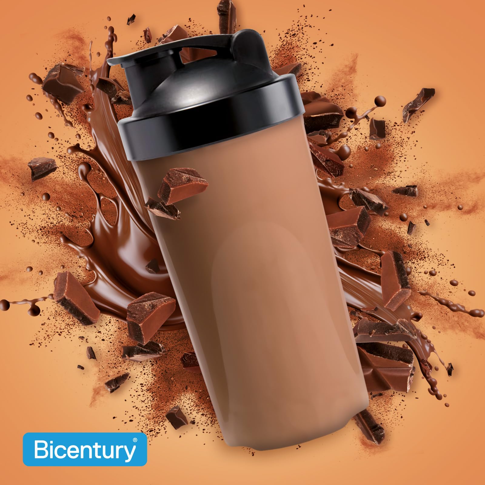 Bicentury Batido Completo Sustitutivo de Comida Sabor Chocolate, Rico en Proteínas, Bajo en Grasas saturadas, Un batido equivale a una comida completa, 436 g, 16 raciones — view 3