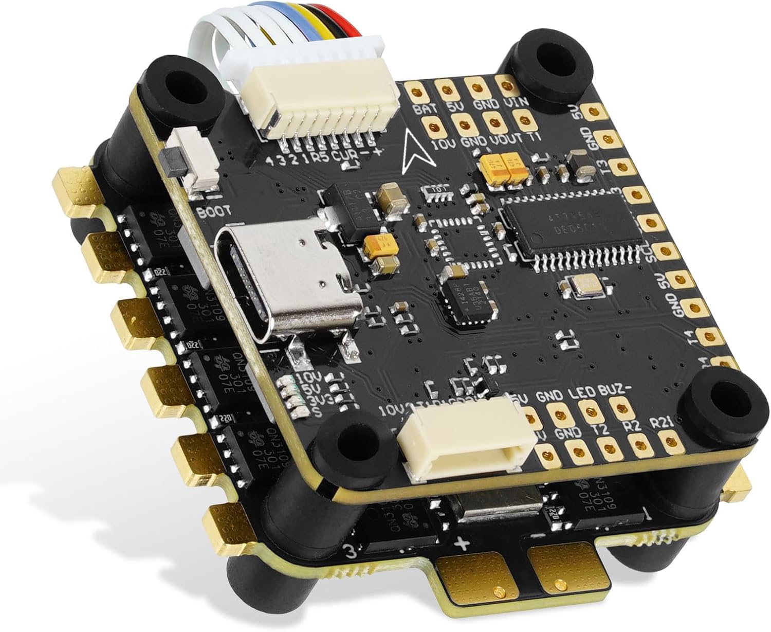 FLASH HOBBY F405 Flight Controller Stack 30 x 30 FPV Controller with 60A 4 in one 3~6S Brushless ESC for Quadcopter Fixed-Wing & Drone