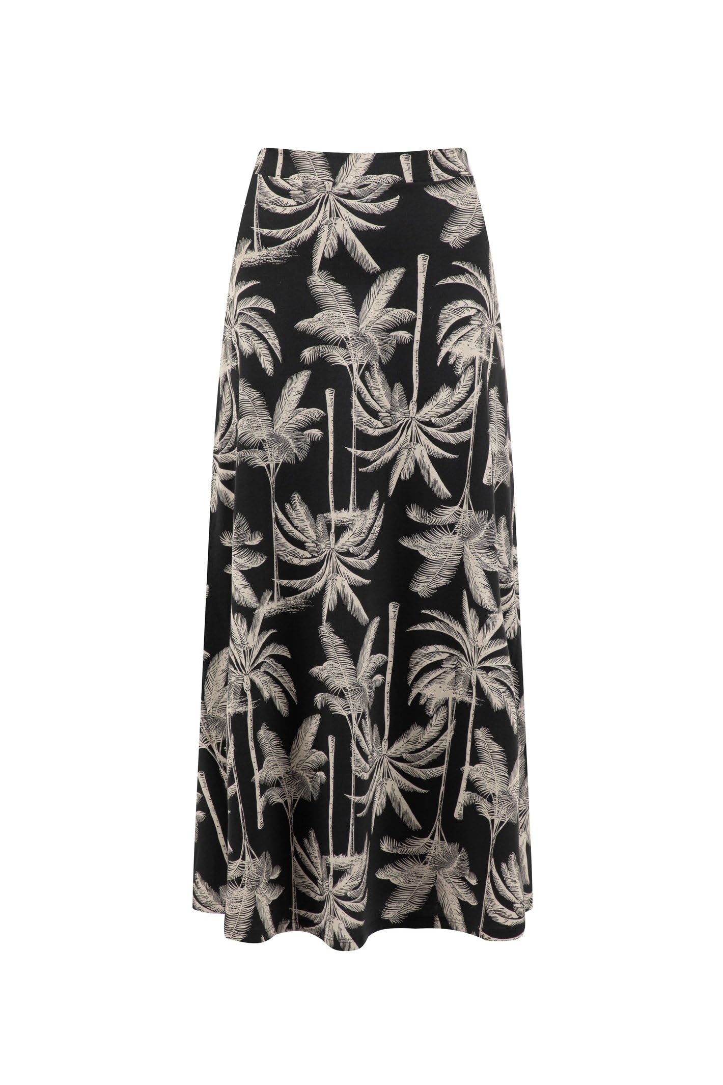 Weird Fish - Women's Midi Skirt - Jersey - Black - Size 10