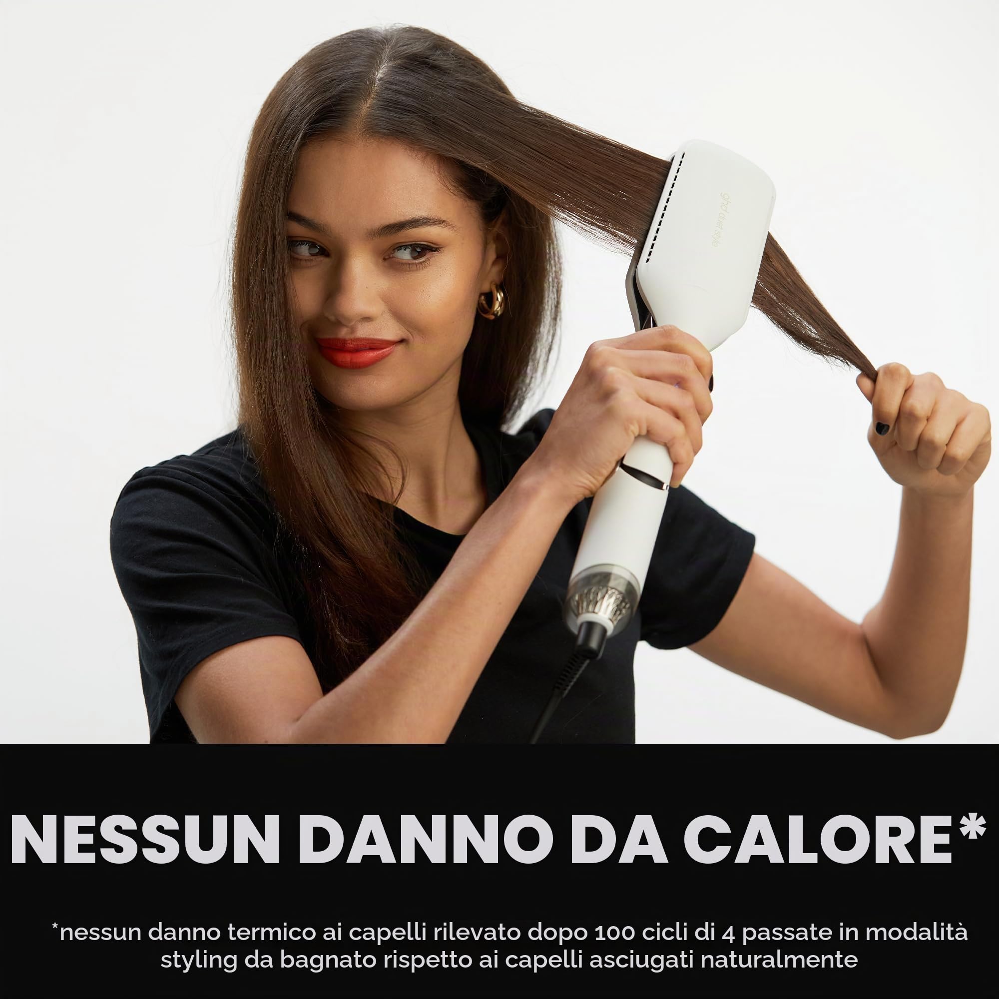 Duet Style Professional Performance 2-in-1 Hot Air Styler - S10201 White by GHD for Unisex - 1 pz piatto Iron