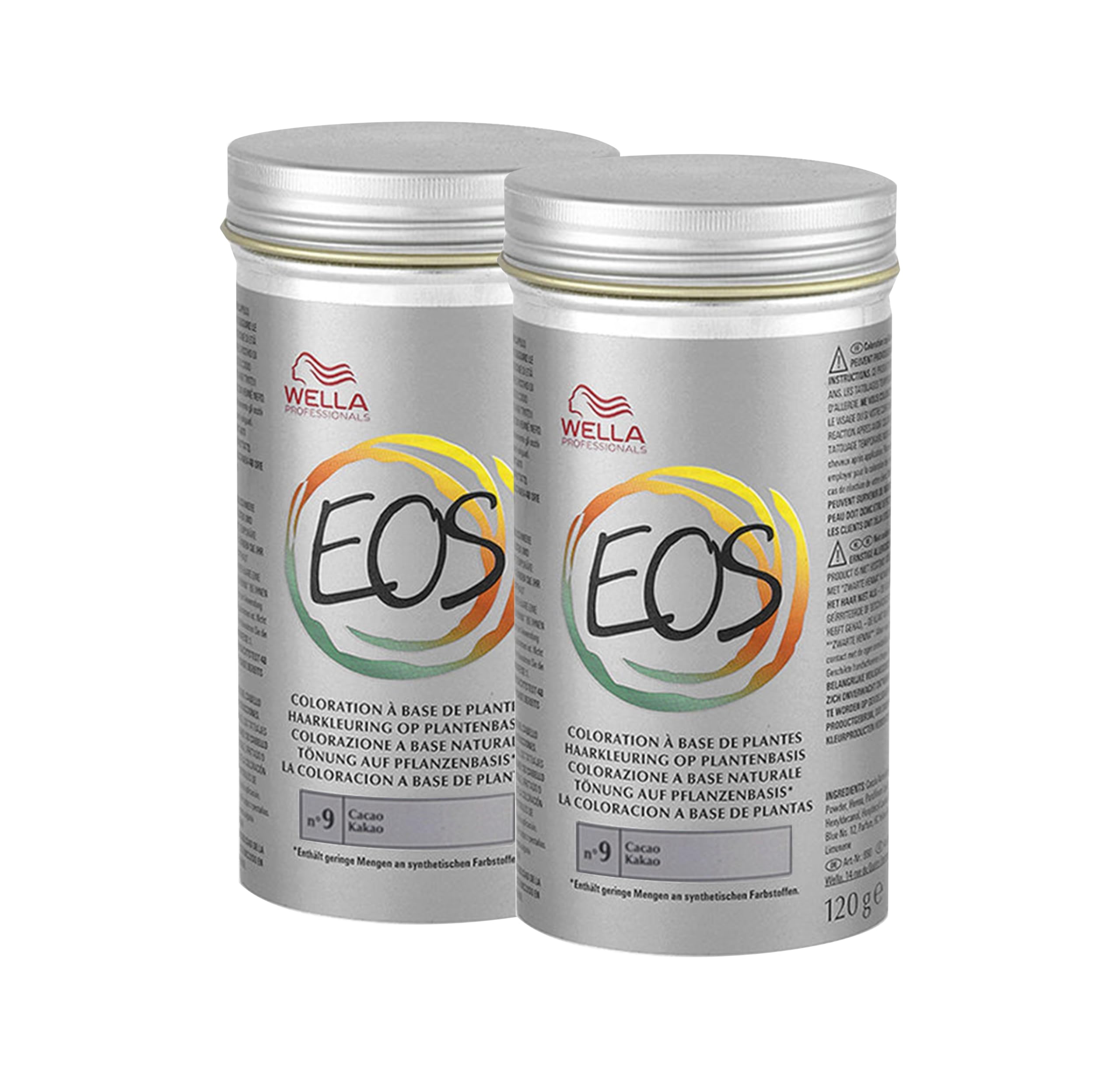 Wella 2x Eos plant tint ix cocoa, 120 g
