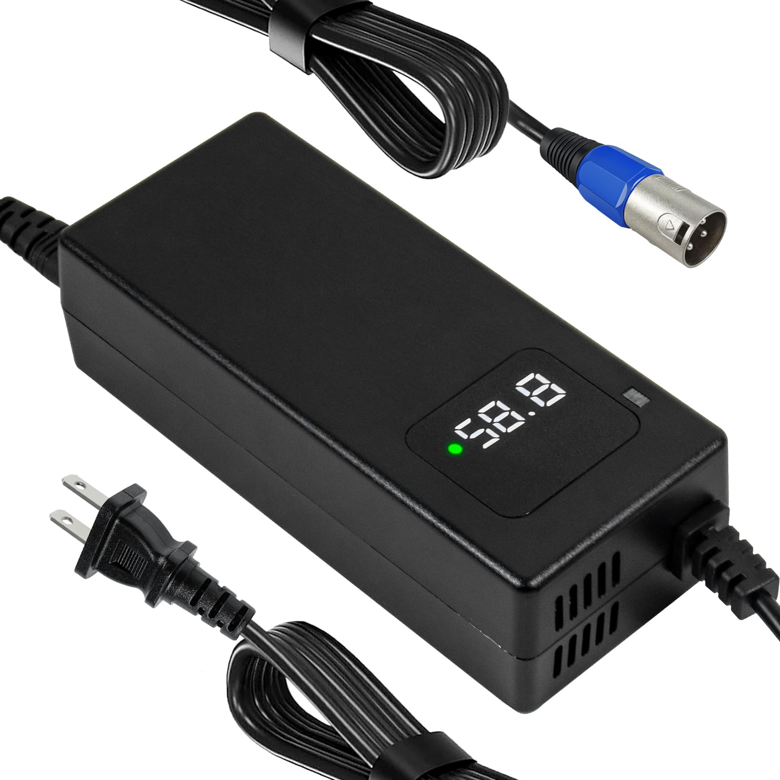 Amazon.com: YZPOWER 58.8V 2A Charger 3 Pin XLR Connector for 52V