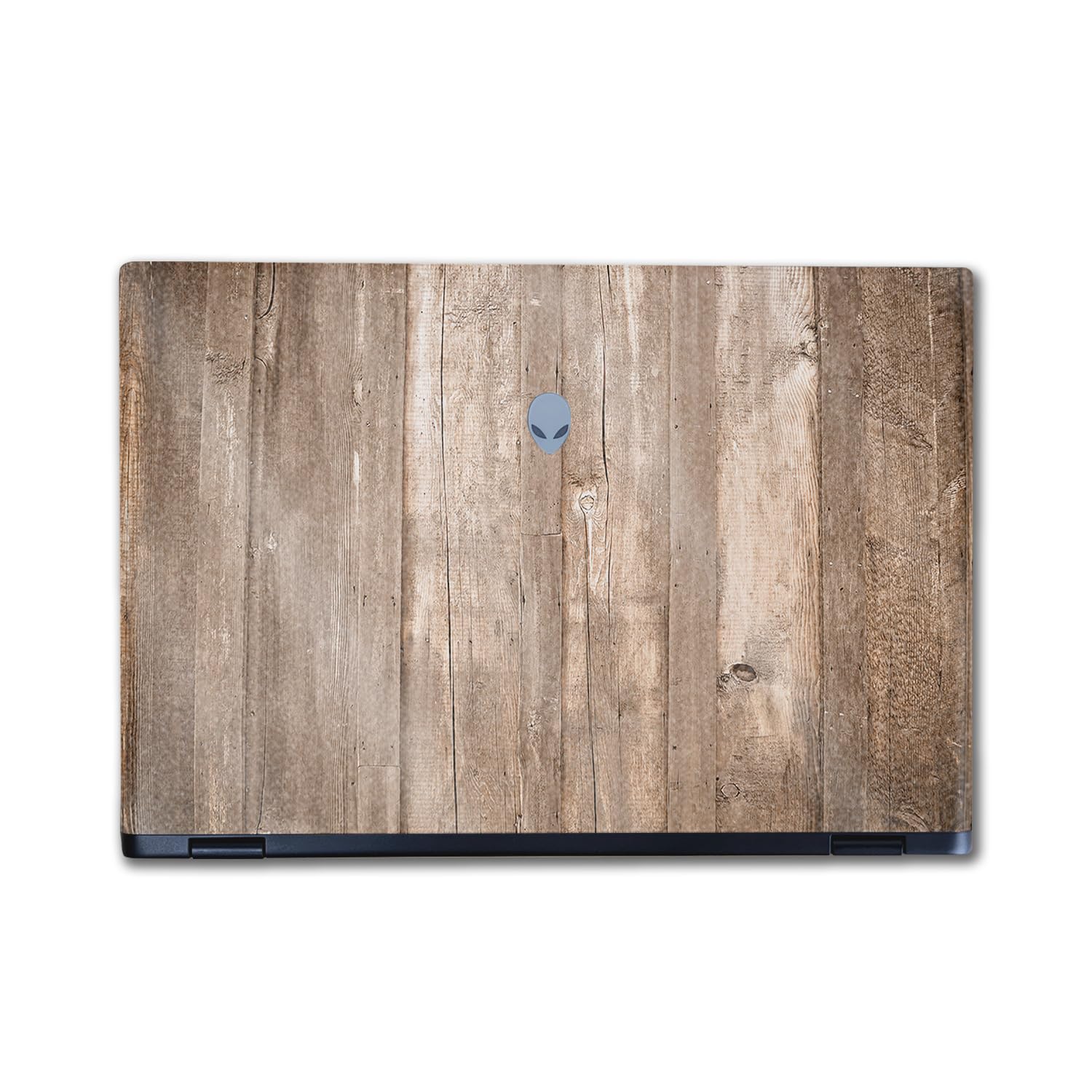 Glossy Glitter Laptop Skin Compatible with Alienware M16 R2 (2024) - On The Fence - Premium 3M Vinyl Protective Wrap Decal Cover - Easy to Apply | Crafted in The USA by MightySkins