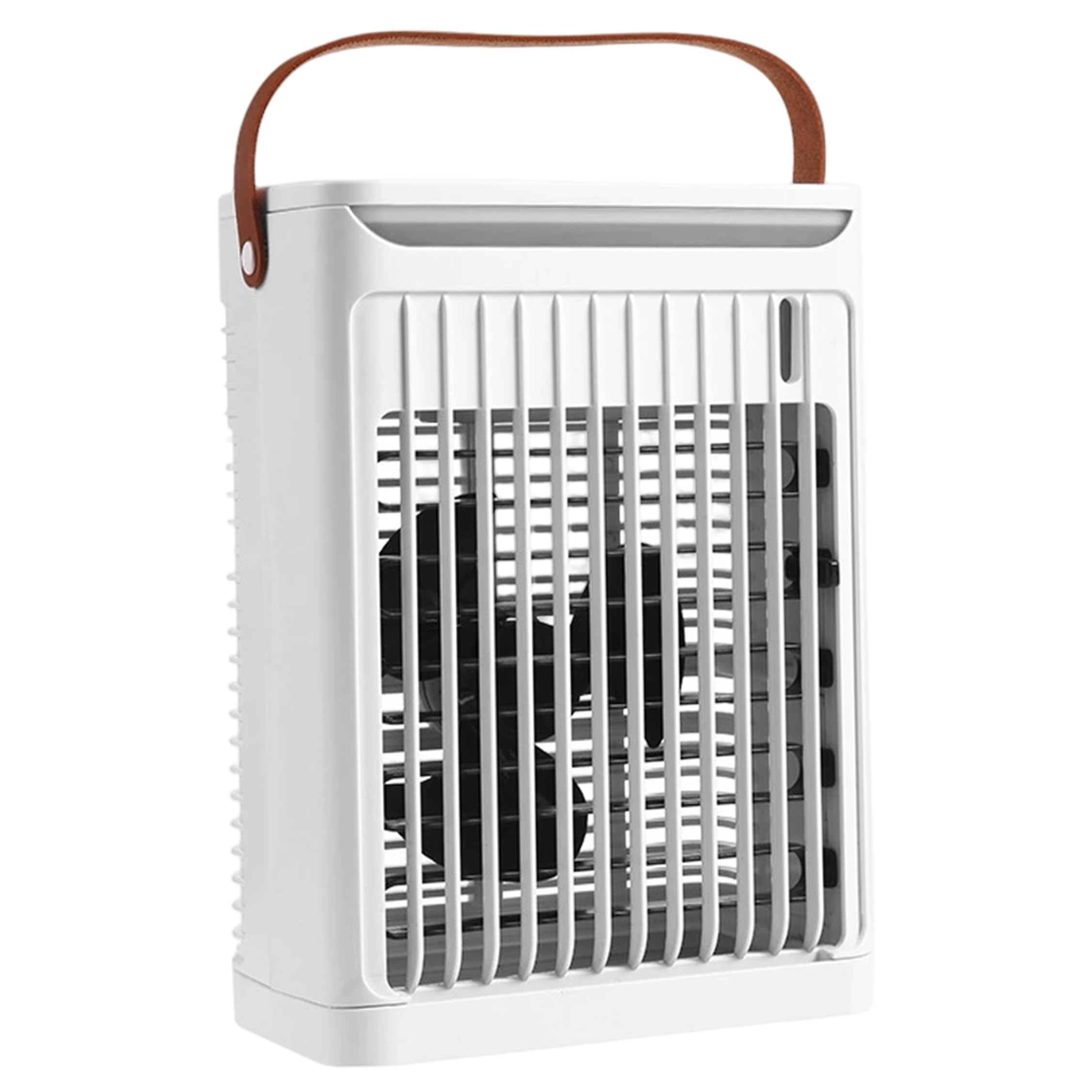 Mini condizionatore portatile, ventola del condizionatore 3 in 1 con 5 velocità, serbatoio da 680 ml, ventola alimentata tramite USB per casa/ufficio/dormitorio/campeggio, bianco, mini condizion