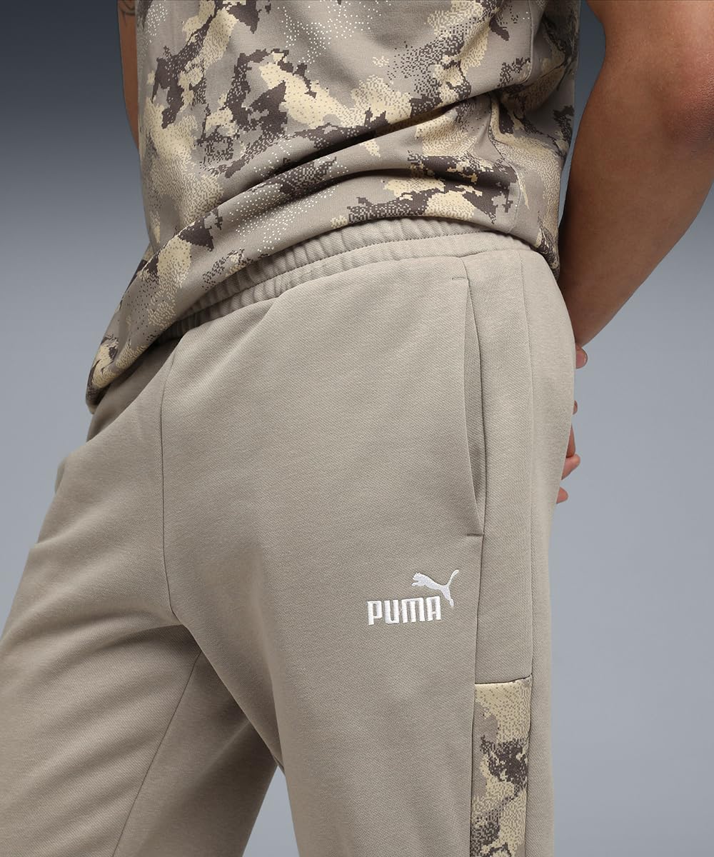 PUMA Ess Camo Sweatpants Fl Cl - Spodnie z dzianiny Mężczyźni
