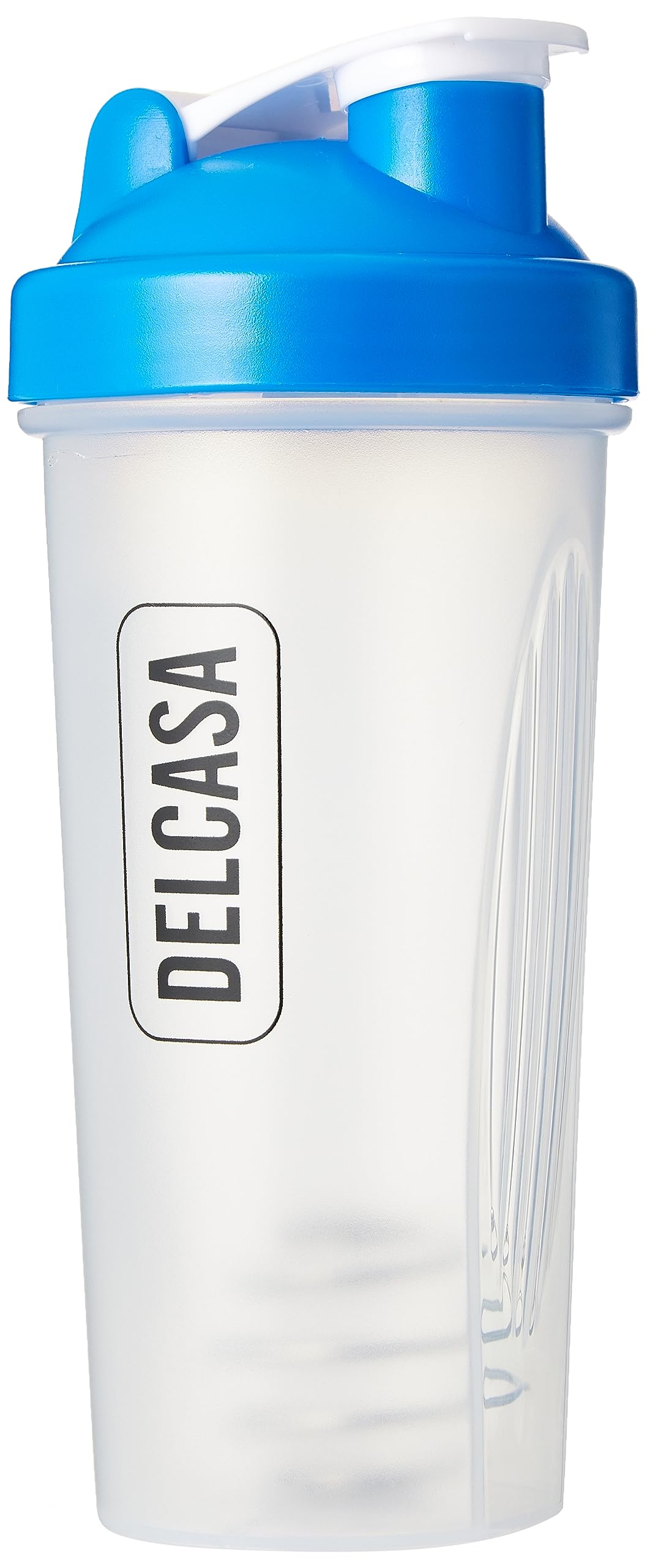 Delcasa 600ml Shaker Bottle, Dc2104 Lid Pe, Body Pp, Ball 304 Stainless Steel Lid Pe Perfect For Protein Shakes And Pre Workout Mixing Bottles For Protein Shakes Premium Fitness Accessories
