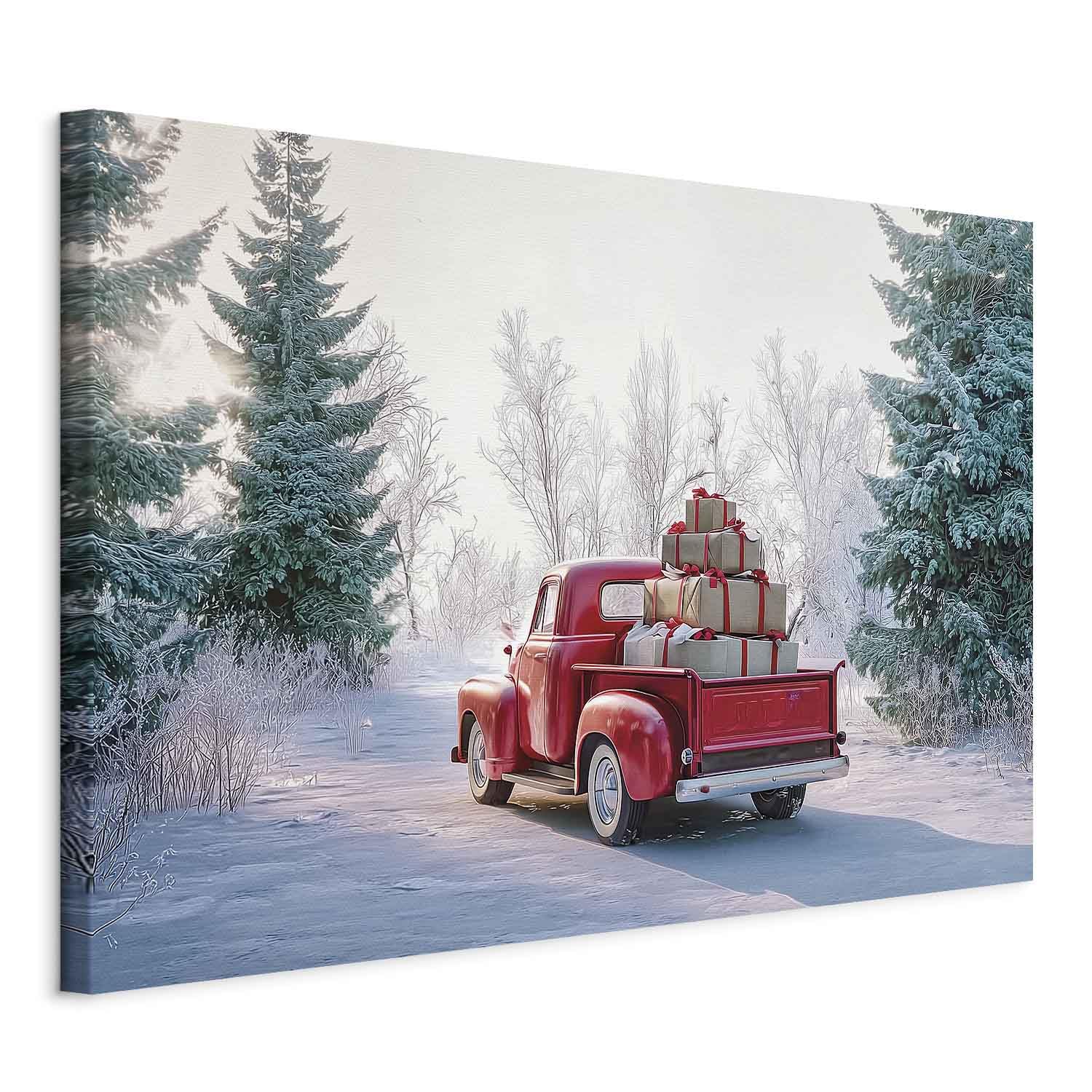 murando - Quadro Fonoassorbente Auto Con Regali 90x60 cm 1 Pezzo - Canvas con Struttura - Quadri Acustici Grandi - Pannelli Fonoassorbenti Decorativi - Decorazione da Parete Soggiorno n-H-10047-b-a
