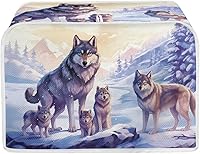 Vista 210 de Marbling Butterfly Print 2 Slice Toaster Dust Cover, Kitchen Small Appliance, Anti Dust and Fingerprint Bread Machine Cover