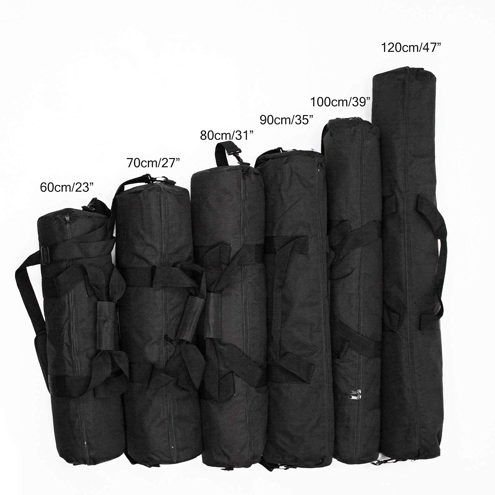 Estudio Fotográfico Bolsa de Transporte Acolchada Bolsa de Trípode Oxford 70x20cm con Correa el Hombro Ajustable para los Soportes de Luces Universales, Soporte de Pluma y Trípode
